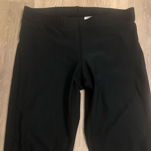 Nike running cropped Capri leggings Dri fit Black women’s M 8/10 - Picture 4 of 9